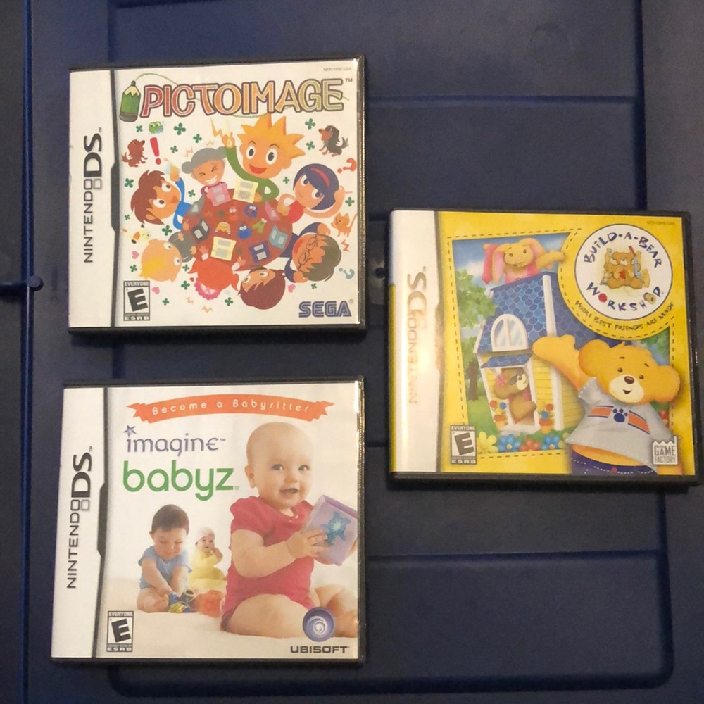 Three Nintendo DS Games